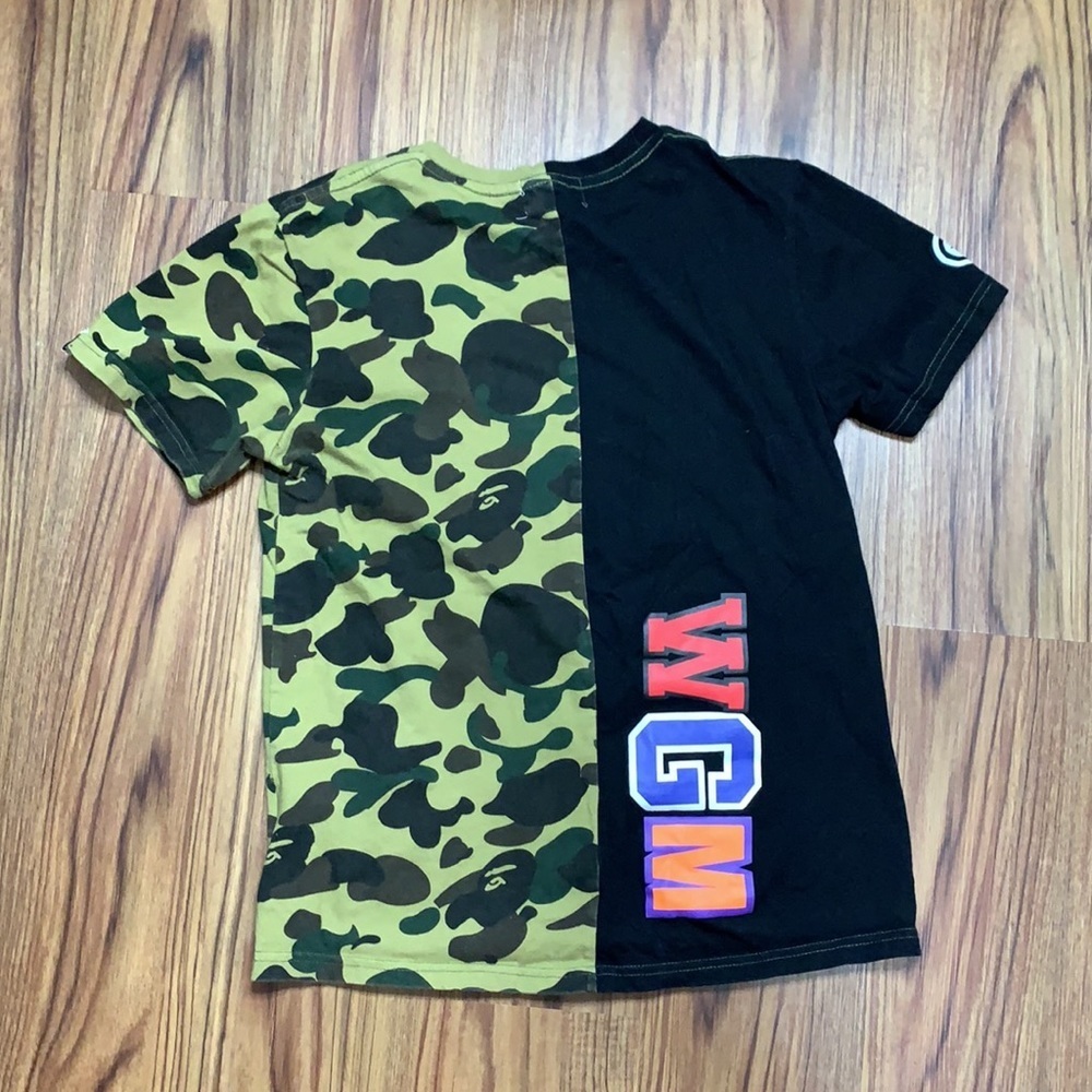 A Bathing Bape Women Split TShirt Camo/Black (M) - Picture 10 of 14